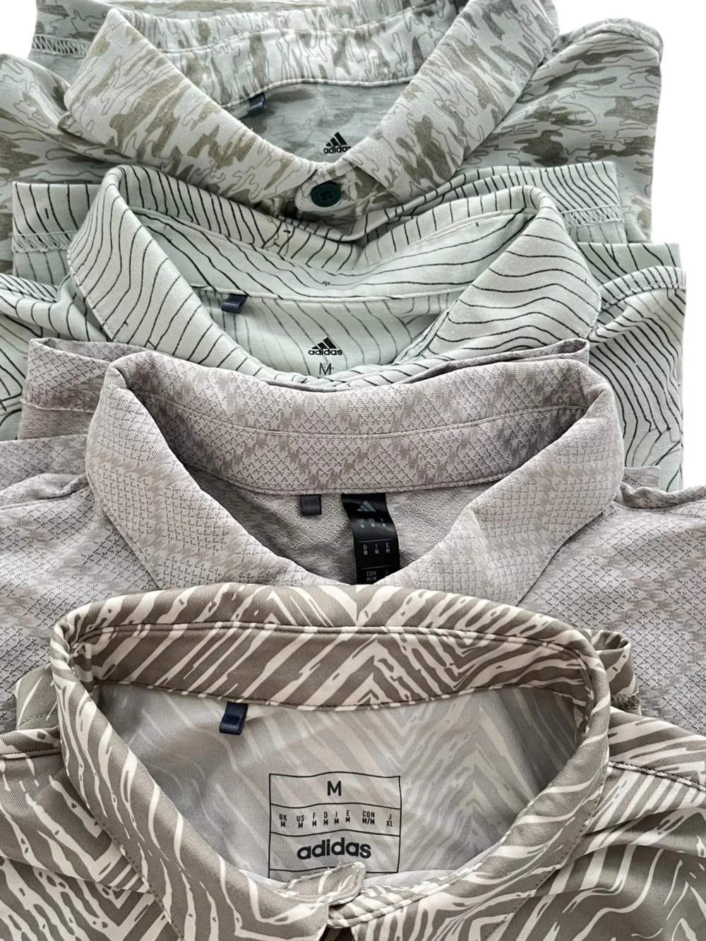 Adidas Golf Polo Shirts Bundle Size Medium